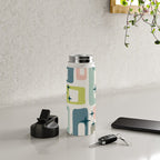 Mid Century Modern Abstract Pattern 236 Mid Mod Googie Water Bottle Gallery Image 4