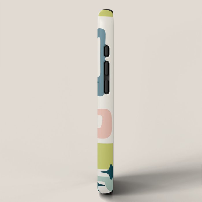 Mid Century Modern Abstract Pattern 236 Mid Mod Googie iPhone Case Gallery Image 2