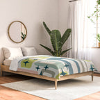Mid Century Modern Abstract Pattern 236 Mid Mod Googie Comforter Gallery Image 2