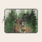 Deers in the Forest Laptop Sleeve Gallery Image 1