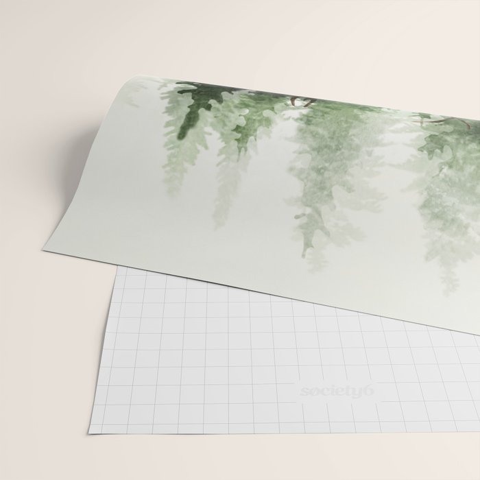 Deers in the Forest Wrapping Paper Gallery Image 2