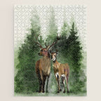 Deers in the Forest Jigsaw Puzzle Gallery Image 1