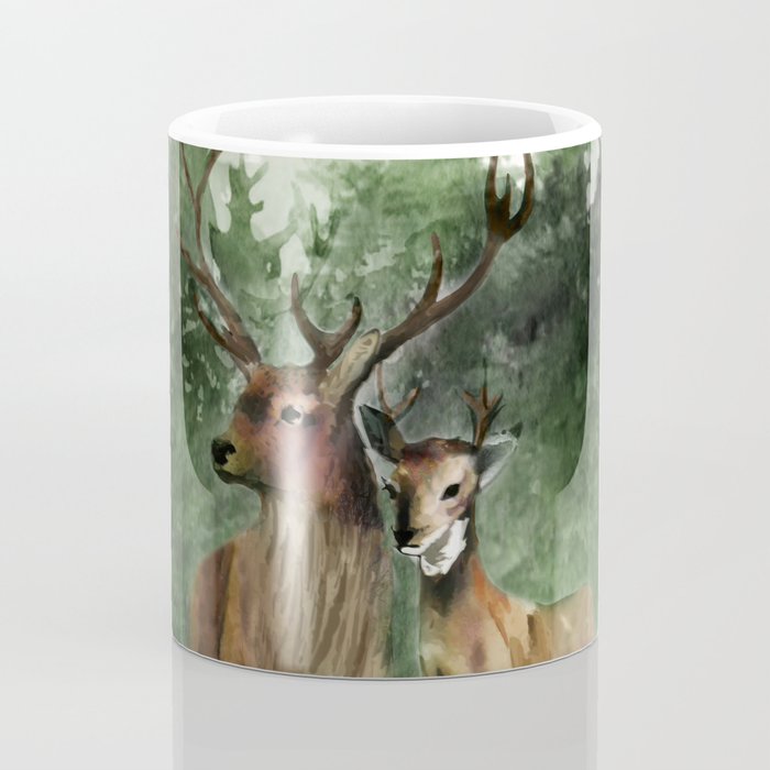 Deers in the Forest Coffee Mug Gallery Image 4
