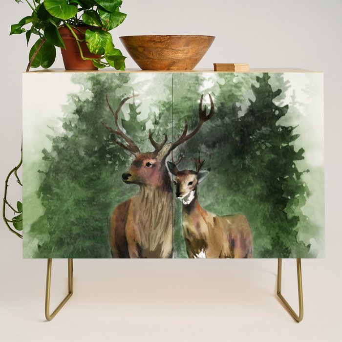 Deers in the Forest Credenza Gallery Image 1