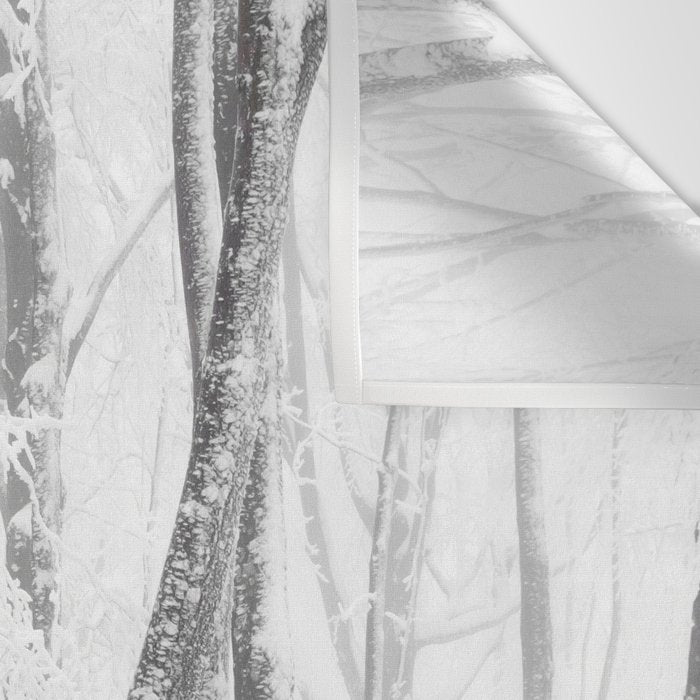 Winter Forest Landscape Wall Tapestry Gallery Image 3