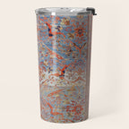 Blue Field Sultanabad Antique Persian Travel Mug Gallery Image 2