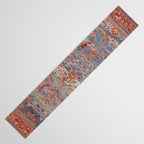 Blue Field Sultanabad Antique Persian Table Runner Gallery Image 3