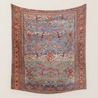 Blue Field Sultanabad Antique Persian Wall Tapestry Gallery Image 4