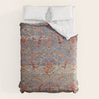Blue Field Sultanabad Antique Persian Comforter Gallery Image 6