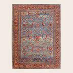 Blue Field Sultanabad Antique Persian Poster Gallery Image 4