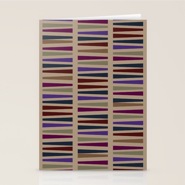 Geometric Fall Hues Stationery Card Gallery Image 2