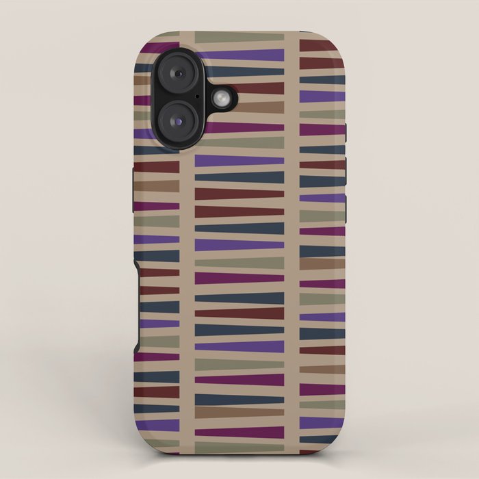 Geometric Fall Hues iPhone Case Gallery Image 1