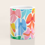 RainBows - Bright Multi Retro Rainbow Bows Coffee Mug Gallery Image 4