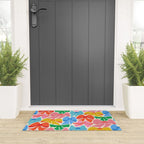 RainBows - Bright Multi Retro Rainbow Bows Welcome Mat Gallery Image 3