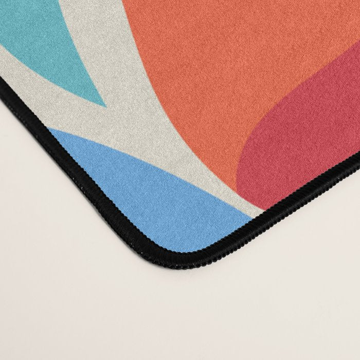 RainBows - Bright Multi Retro Rainbow Bows Desk Mat Gallery Image 4