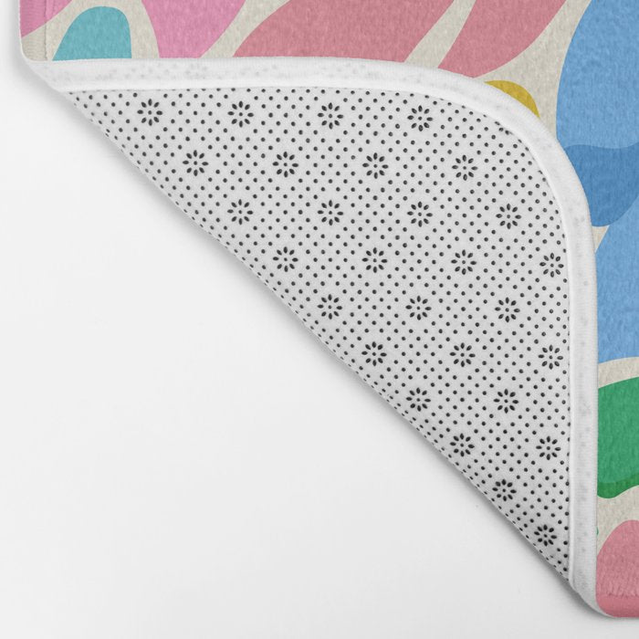 RainBows - Bright Multi Retro Rainbow Bows Bath Mat Gallery Image 2
