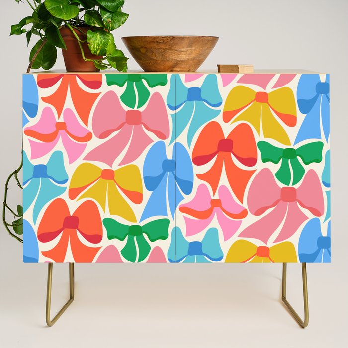 RainBows - Bright Multi Retro Rainbow Bows Credenza Gallery Image 1