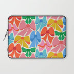 RainBows - Bright Multi Retro Rainbow Bows Laptop Sleeve Gallery Image 1