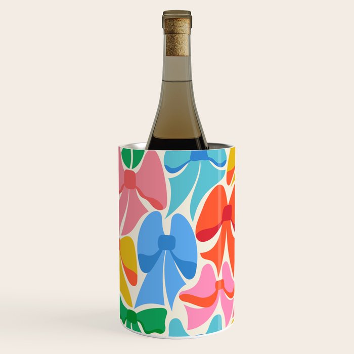 RainBows - Bright Multi Retro Rainbow Bows Wine Chiller Gallery Image 1