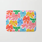 RainBows - Bright Multi Retro Rainbow Bows Bath Mat Gallery Image 1
