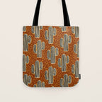 Sonora - Rust, gold, black and white Tote Bag Gallery Image 1