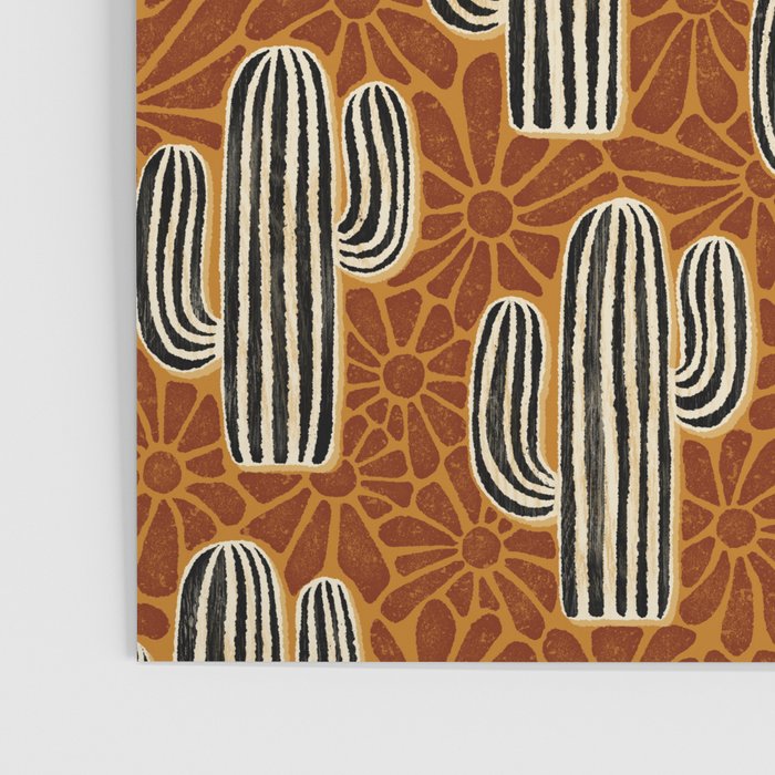Sonora - Rust, gold, black and white Poster Gallery Image 3