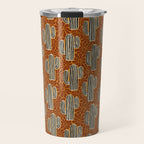 Sonora - Rust, gold, black and white Travel Mug Gallery Image 1