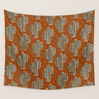 Sonora - Rust, gold, black and white Wall Tapestry Gallery Image 4
