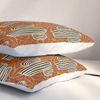 Sonora - Rust, gold, black and white Pillow Sham Gallery Image 3