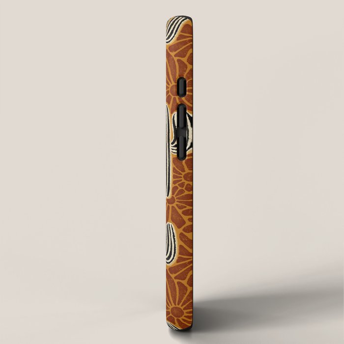 Sonora - Rust, gold, black and white iPhone Case Gallery Image 2