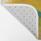 summer green abstract art Bath Mat Gallery Image 2
