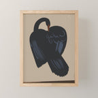  black swan Mini Art Print Gallery Image 1