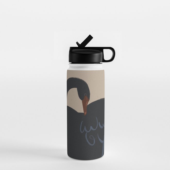 black swan Water Bottle Gallery Image 1