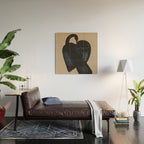  black swan Wood Wall Art Gallery Image 2