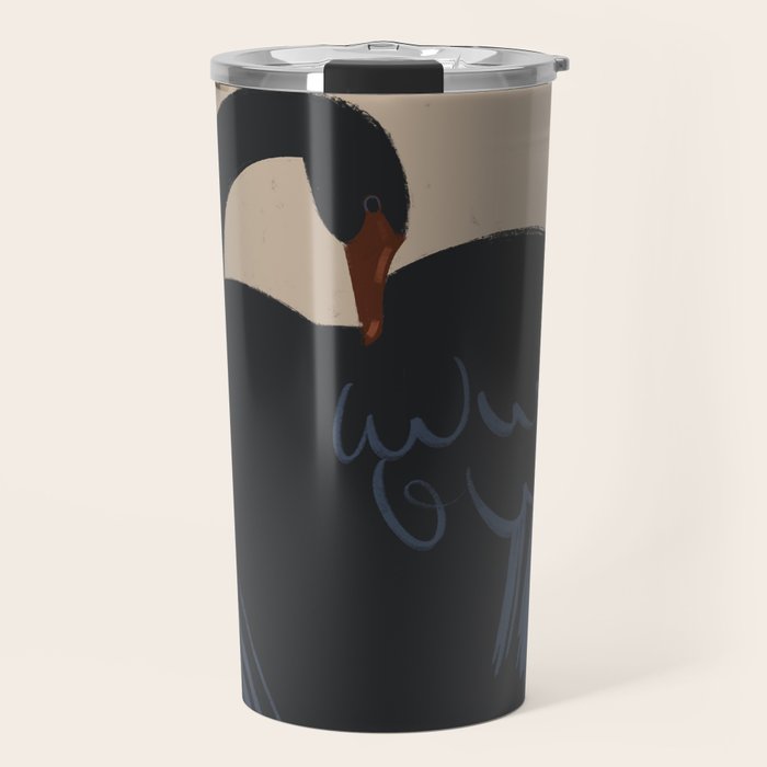  black swan Travel Mug Gallery Image 1