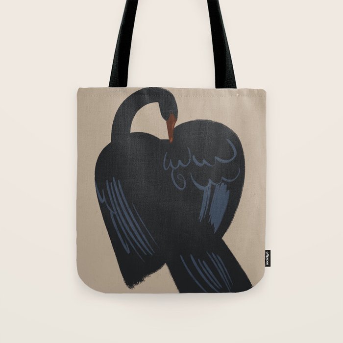  black swan Tote Bag Gallery Image 1