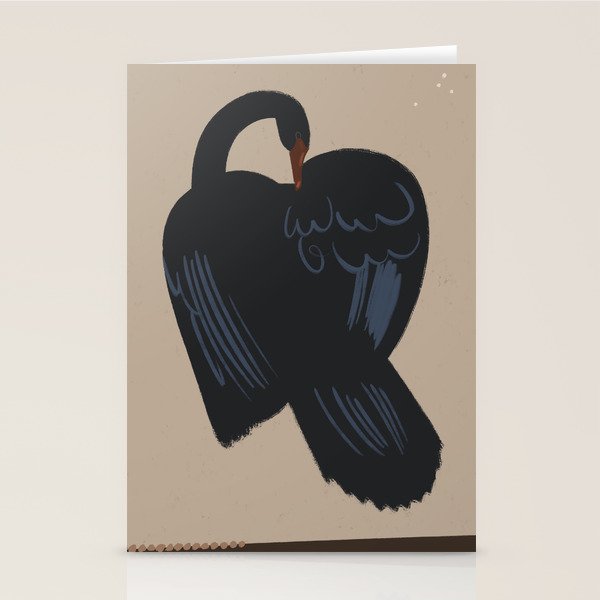  black swan Stationery Card Gallery Image 2