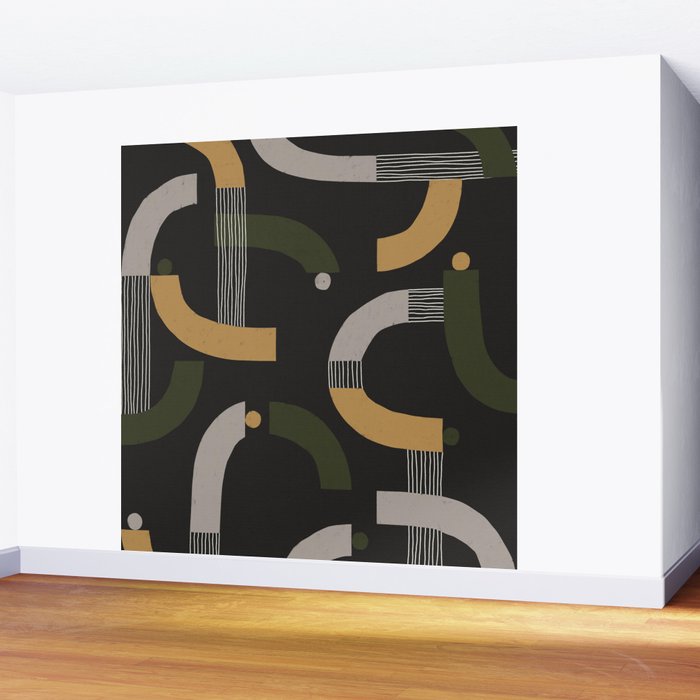 Curves Wall Mural Gallery Image 2