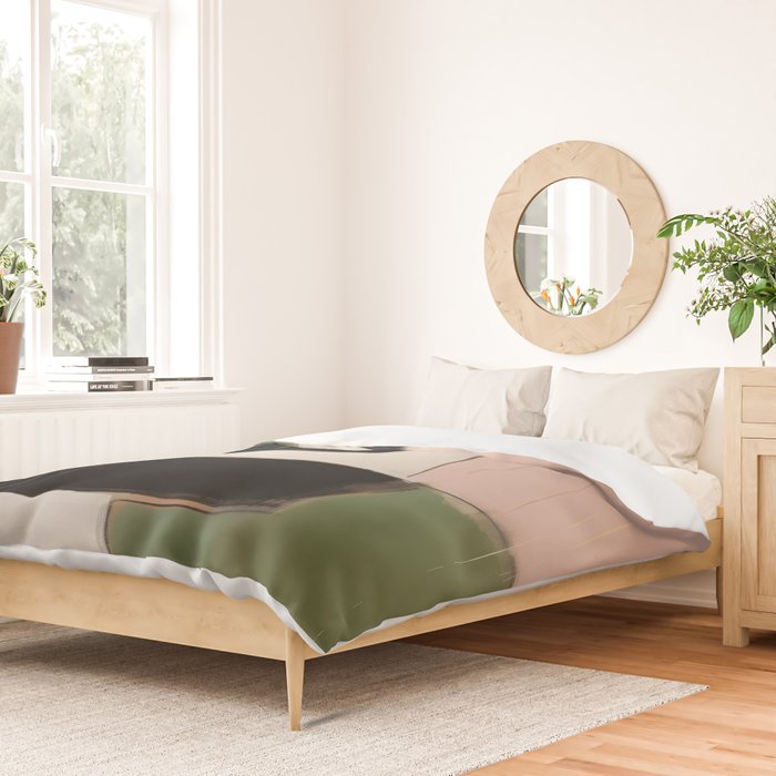 Soft Edge Abstraction 3 Duvet Cover Gallery Image 2