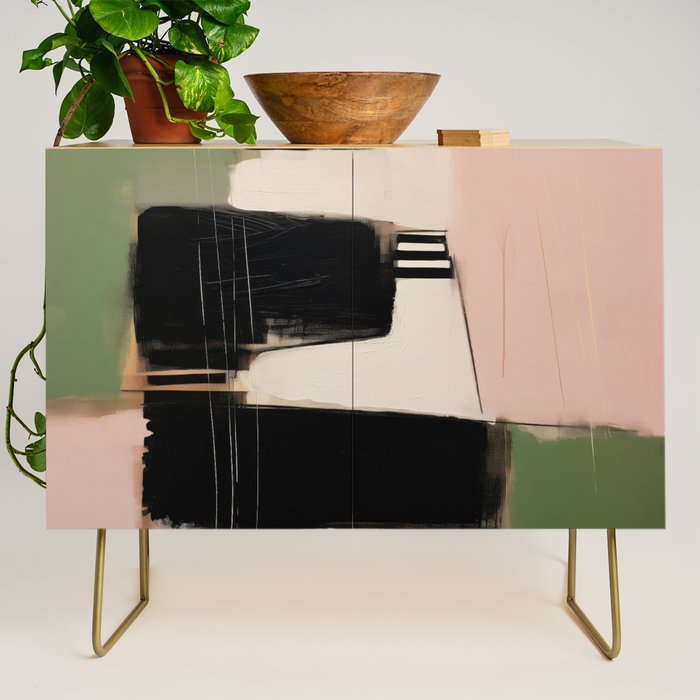 Soft Edge Abstraction 3 Credenza Gallery Image 1