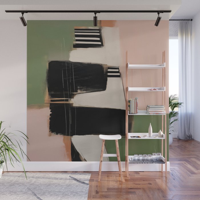 Soft Edge Abstraction 3 Wall Mural Gallery Image 1
