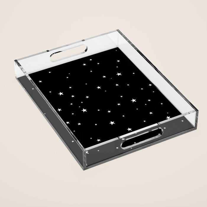 Tiny Stars Dark Acrylic Tray Gallery Image 1