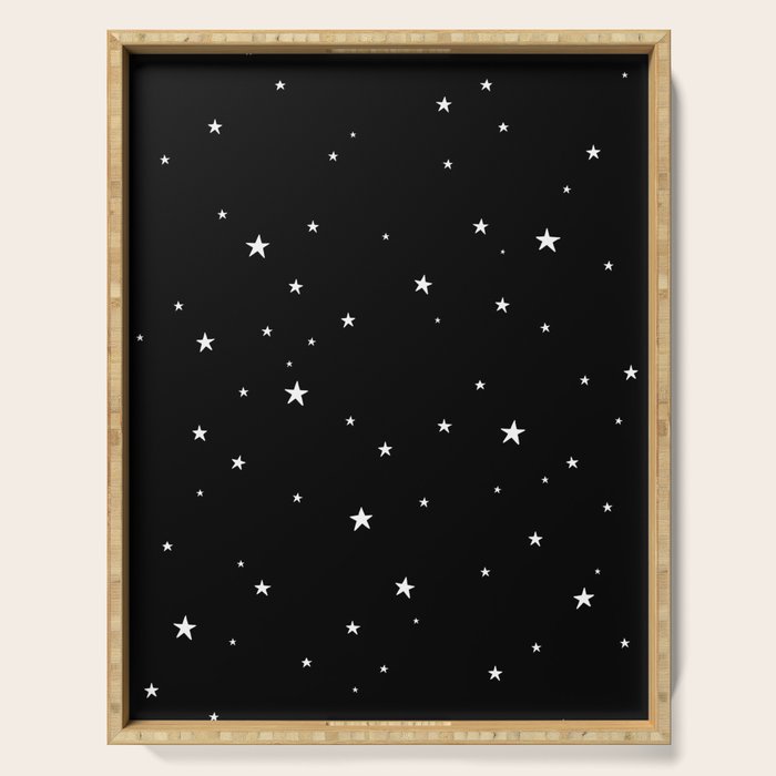 Tiny Stars Dark Serving Tray Gallery Image 1