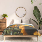 Mt. Hood Sunflower Field Comforter Gallery Image 3