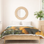 Mt. Hood Sunflower Field Duvet Cover Gallery Image 3