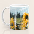 Mt. Hood Sunflower Field Coffee Mug Gallery Image 3