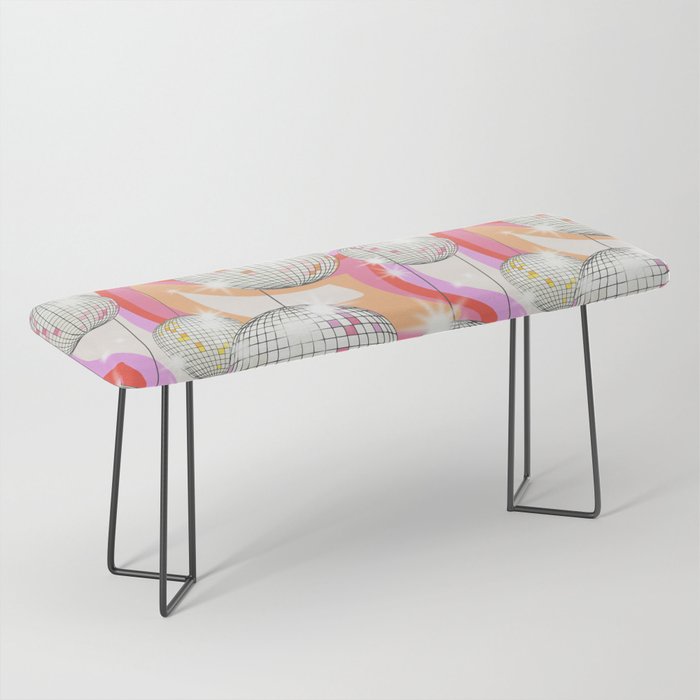 Groovy Party disco ball pink Bench Gallery Image 1