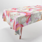 Groovy Party disco ball pink Tablecloth Gallery Image 1