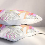 Groovy Party disco ball pink Pillow Sham Gallery Image 3
