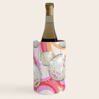 Groovy Party disco ball pink Wine Chiller Gallery Image 2